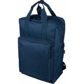 Gerecyclede (900D) polyester rugzak Amalia zwart