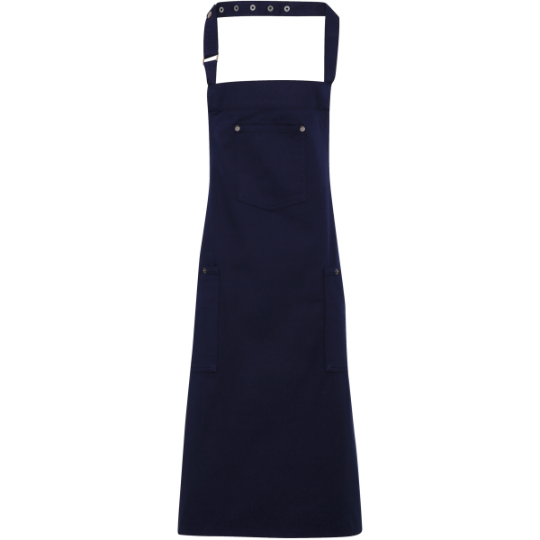 Chino - Katoenen halterschort Navy One Size Chino - Katoenen halterschort Navy One Size