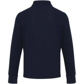 Apollo 245 g/m² uniseks half-zip poloshirt met lange mouwen - Marineblauw - 3XL