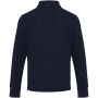 Zeus uniseks half-zip poloshirt met lange mouwen - Marineblauw - 3XL