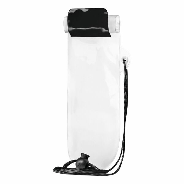 Transparant spatwaterdicht telefoontasje SMART SPLASH zwart