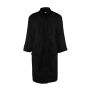 Bathrobe Black, S/M, 340 gr/m²