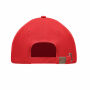 TEKAPO - Brushed cotton basebal cap - Rood