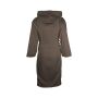 Bathrobe Deluxe Hooded Velours, 450 gr/m², Taupe XXL / 3XL