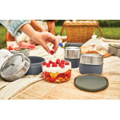 Black+Blum Glas Lunch Bowl 750ml, zilver