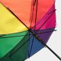 Automatisch te openen stormvaste paraplu WIND regenboog