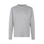 PRO Wear T-shirt | lange mouw - Grijs gemêleerd, 2XL