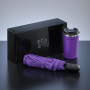 Traveller Set: Nordic thermomok 350 ml & volledig automatische paraplu