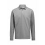 Harvest Am Supreme Polo L/S Greymelange 4XL