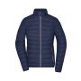 Ladies' Down Jacket navy/silver S