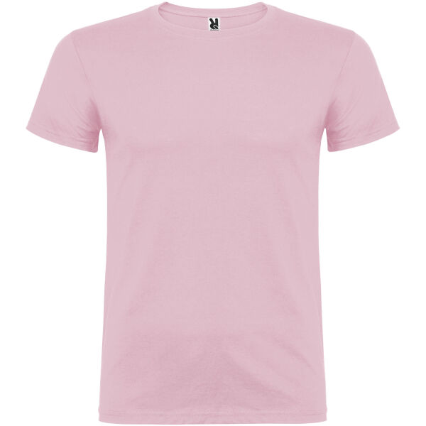 Beagle short sleeve men's t-shirt - Light pink - XS