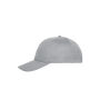 6 Panel Cap Organic Cotton light grey one size