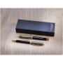 Legato set met balpen en rollerbalpen (blauwe inkt) - Goud