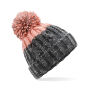 Apres Beanie graphite grey/blush one size