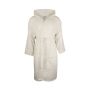 Bathrobe Deluxe Hooded Velours, 450 gr/m², Ivory XXL/3XL