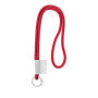 Polyester 2-kleurige koord-lanyard met full color label
