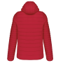 Men's lightweight hooded padded jacket Red 3XL