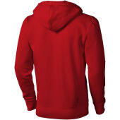 Arora 300 g/m² unisex hoodie met ritssluiting - Rood - XXS