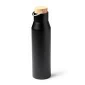MEYER Thermosfles RVS 550ml met bamboe dop - zwart