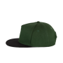 Snapback Pet - 5 Panelen Forest Green / Black One Size
