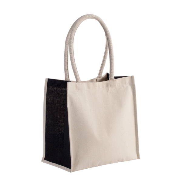 Shopper van katoen/jute - 17 L Shopper van katoen/jute - 17 L