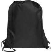 Adventure gerecyclede geïsoleerde tas met trekkoord 9L - Zwart