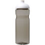 H2O Active® Eco Base 650 ml sportfles met koepeldeksel - Charcoal/Wit