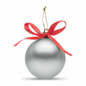 BELLES - Kerstbal geschenkdoos - Zilver