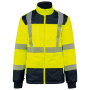 Gerecyclede veiligheidsparka 4-in-1 Hi Viz Yellow / Navy S