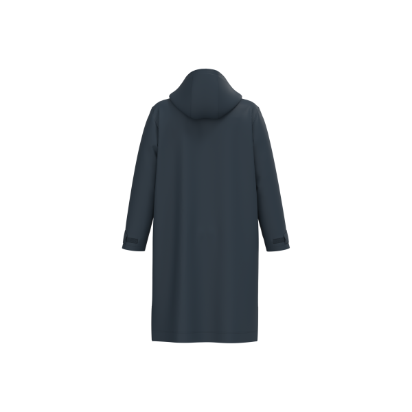 Lange jas met sherpavoering uniseks Navy S/M Lange jas met sherpavoering uniseks Navy S/M