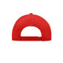 Brushed 6 Panel Cap red one size
