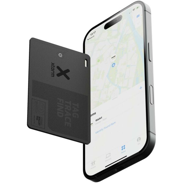 Xtorm WalletTag waterdichte tracking-tag - Zwart Xtorm WalletTag waterdichte tracking-tag - Zwart