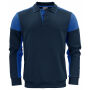 Printer Prime Polosweater Navy/Cobalt M