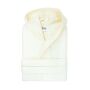 Bathrobe Deluxe Hooded Velours, 450 gr/m², Ivory XXL/3XL