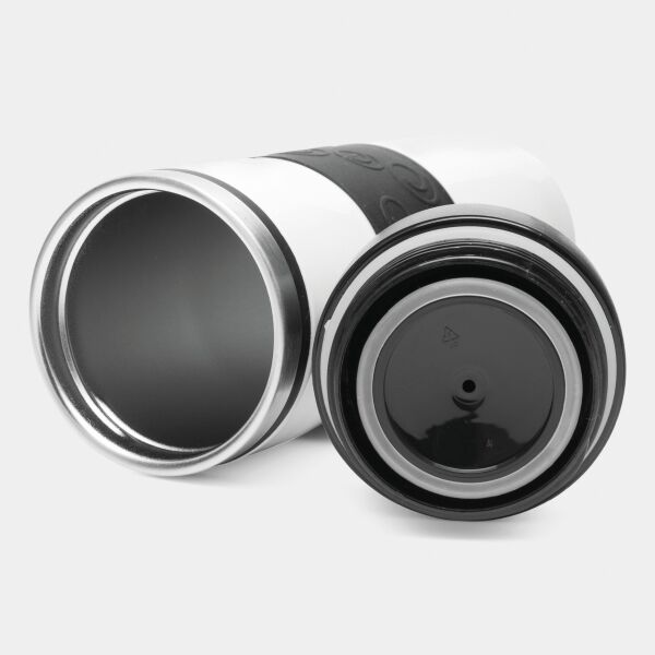 ARABICA - Dubbelwandige isoleerbeker wit, zwart ARABICA - Dubbelwandige isoleerbeker wit, zwart