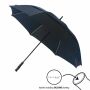 FALCONE - Stormparaplu - Automaat - Windproof -  130 cm - Marine blauw