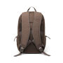 KENTO URBAN RCS  recycled nylon 15,6 inch rugzak met voorvak, bruin