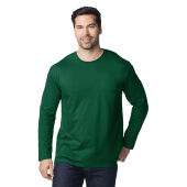 Gildan T-shirt SoftStyle LS unisex 10F Fan Dark Green-2XL
