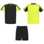 Juve unisex sportset - Fluorgeel/Zwart - S Juve unisex sportset - Fluorgeel/Zwart - S