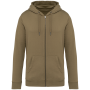 Ecologisch uniseks sweatvest met capuchon Light Olive Green XXL