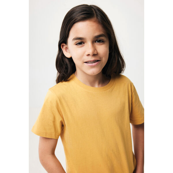 IQONIQ Koli kids lichtgewicht gerecycled katoen t-shirt, ochre yellow (1314) IQONIQ Koli kids lichtgewicht gerecycled katoen t-shirt, ochre yellow (1314)