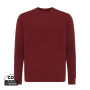 IQONIQ Etosha lichtgewicht gerecycled katoen sweater, bordeauxrood (L)