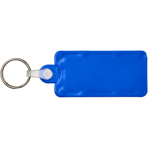 Kym recycled tyre tread check keychain - Blue