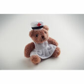 NURSE - Pluche teddybeer verpleegster - Wit