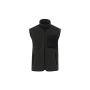 Ecologische uniseks bodywarmer van sherpa Black XXS