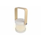 Coollux multifunctionele LED-lamp met bamboe handvat