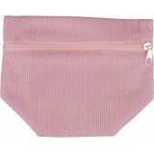 Corduroy toilettasje Tia pastel roze