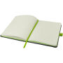 Color-edge A5 hardcover notitieboek - Zwart/Lime Color-edge A5 hardcover notitieboek - Zwart/Lime