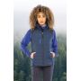 Black compass gewatteerde softshell bodywarmer Navy/Yellow XS