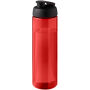 H2O Active® Eco Vibe 850 ml drinkfles met klapdeksel - Rood/Zwart